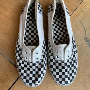 Vans Lo Down Checkerboard Slip On Shoes